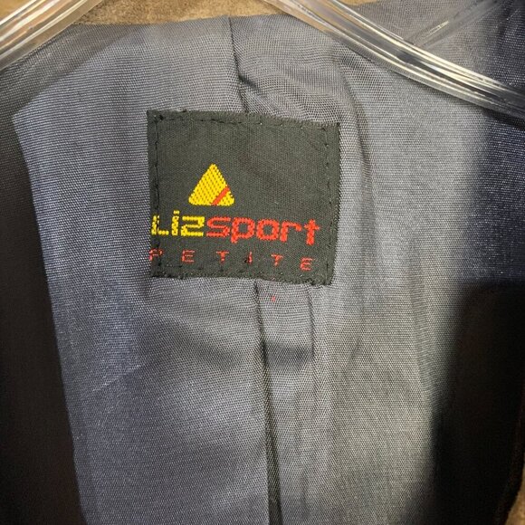 Vintage Lizsport Wool Blend Plaid Tweed Blazer - Picture 8 of 15